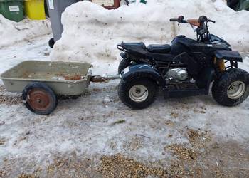 Quad 50 4t z przyczepką