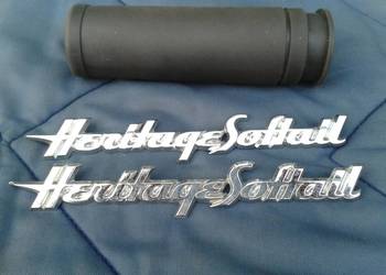 Harley emblematy znaczki napis błotnik