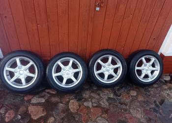 Sprzedam felgi do Seata 5x100 chętnie zamienię na felgi do Peugeota naśruby