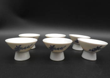 Japońskie porcelanowe czarki do sake 6szt.
