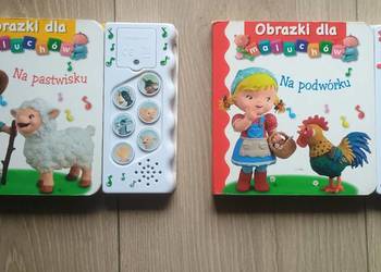 Zestaw 2 książek dźwiękowych z serii Obrazki dla maluchów