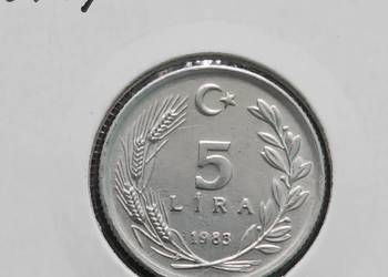 5 Lira Turcja 1983 r.