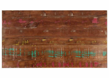 Blat stołu 120x70x25 cm prostokątny lite drewno z odzysku WM-371077