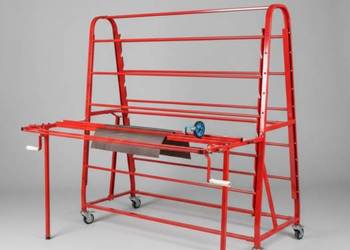 Nawijarka przewijarka regał do folii z licznikiem 2-zwijaki