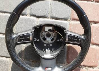 AUDI Q5 8R KIEROWNICA SKORA MULTIFUNKCJA S-LINE 8P0419091