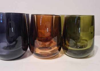 szklany świecznik na tealighty 10cm/ komplet 6szt