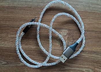nowy podświetlany kabel zmieniający kolory długość 1 m