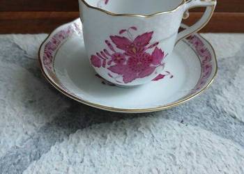 Stare duo do kawy Herend 1930rok fason Appony recznie malowana