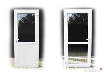 Wzmacniane drzwi PCV 90x210 od ręki