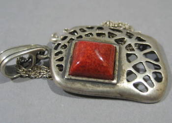 Stary Polski Wisior Srebrny