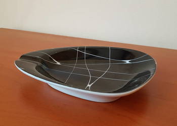 Porcelitowa popielniczka, pikasiak (nr. 1) New Look, Chodzież, porcelit PRL