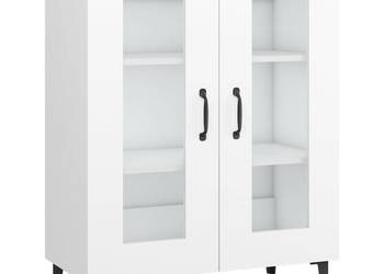 Szafka biała 695x34x90 cm materiał drewnopochodny WM-812123