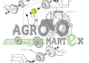219273A1, 76086202 KOŁO ZĘBATE CNH
