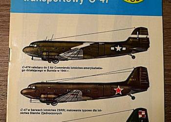 Samolot transportowy C- 47 - seria TBiU .