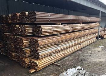 Rura fi 51mm 6m  słupki konie bydło