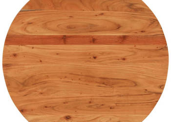 Blat do stolika Ø70x38 cm okrągły lite drewno akacjowe WM-370053