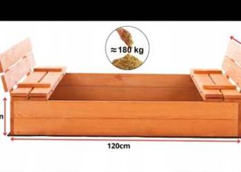 Piaskownica impregnowana zamykana wysyłka