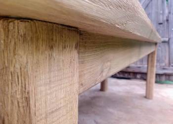 MONUMENTALNY STÓŁ DĘBOWY