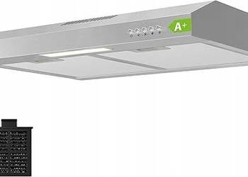 CIARRA AWS6903D Okap kuchenny 60 cm srebrny A+