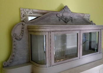 Witryna górna część kredensu