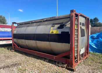 Tank Kontener zbiornik nierdzewny 24 000 l z izolacją i wężownicą grzewczą
