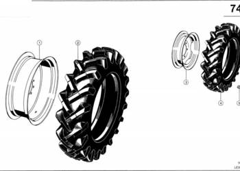 Claas Lexion 600 KOŁO TARCZOWE 0007487443 (Ogumienie)