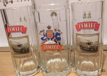 Kufle do piwa "Żywiec".