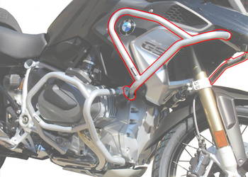 Gmole do BMW R 1250 GS - Górne srebrne