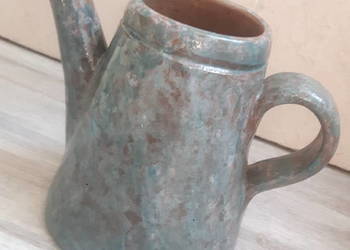 Imbryk ceramiczny ręcznie wykonany.