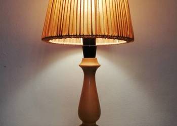 Lampka nocna z epoki PRL - lata 70-te XX w.