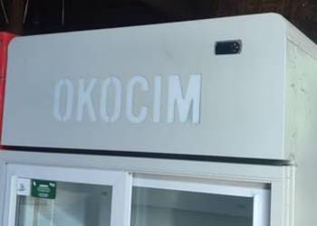 Witryna chłodnicza Okocim przesuwna