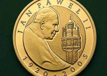 Złota moneta kolekcjonerska NBP 100 zł „Jan Paweł II” 2005