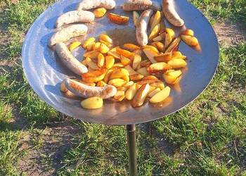 Patelnia na grill  550 mm z brony producent
