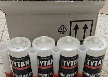 TYTAN silikon uniwersalny bezbarwny 280 ml - 12 szt.