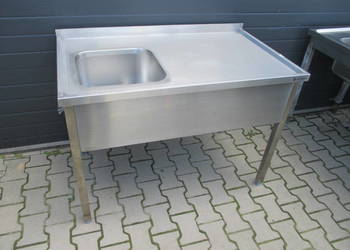 Nowy Zlew Gastronomiczny 1 Komorowy Stal Nierdzewna 120/70/85 Nowy Zlew Gastronomiczny 1 Komorowy Stal Nierdzewna 120/70/85