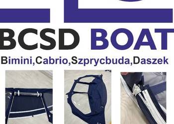 Daszek do łódki czy motorówki na wymiar .ELO BCSD. Żaglownia Południe