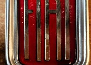 Znaczek FIAT Emblemat Plastik Galwanizowany Prl Retro