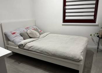 Łóżko MALM IKEA z materacem