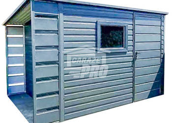 Schowek - Domek Ogrodowy 2,5x2,5m Wiata 0,5 Drzwi Okno Dach  GP432