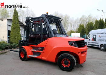 Wózek widłowy Linde 8 - 9 T używany Gazowy z pozycjonerem UDT Diesel - UDT