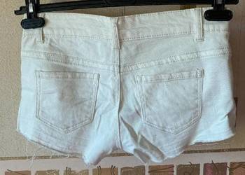 Nowe Białe krótkie spodenki szorty Dzinsowe jeans NEW YORKER
