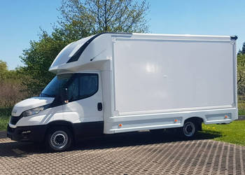 Iveco Daily KONTENER NISKOPODŁOGOWY 4,43x2,23x2,42 SKLEP BAR FOODTRUCK KAM…