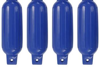 vidaXL Odbojnice do łodzi, 4 szt., niebieskie, 41x11,5 cm(SKU:92376)