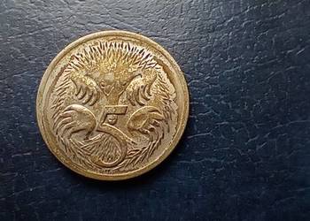 Stare monety 5 cent 1970 Australia
