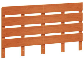 Wezgłowie do łóżka woskowy brąz 150 cm lite drewno sosnowe WM-844446