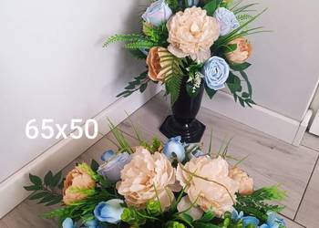 komplet nagrobny pastelowy