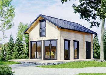 Domy z bali całoroczne - Tadek 35m2