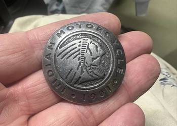 Indian Concho emblemat guzik