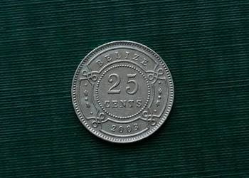 BELIZE - 25 centów, 2003r.