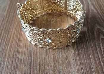 nowa bransoletka średnica 6 cm, szerokość 3 cm brak metki